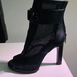 Karl Lagerfeld rhinestone booties
